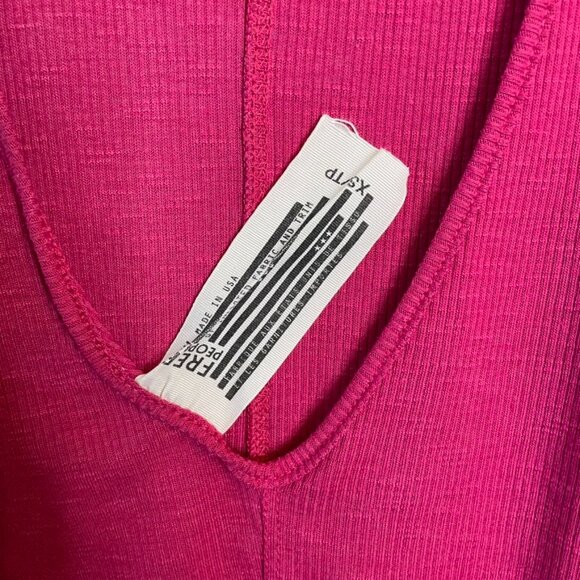 We The Free Dark Pink Flowy Loose Relaxed Tank Top | XS - Picture 5 of 5